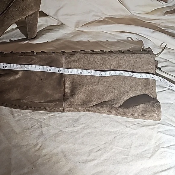 Wild Diva Tall Taupe Boot - Picture 4 of 13